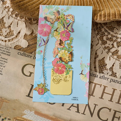Retro Chinese Metal Hollow Bookmark – Elegant Book Clip for Readers