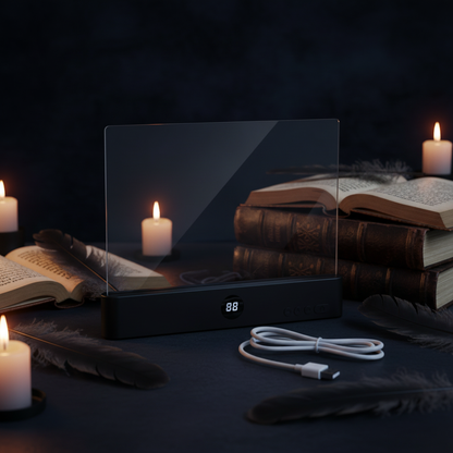 Black LED Reading Light – Romantasy Background