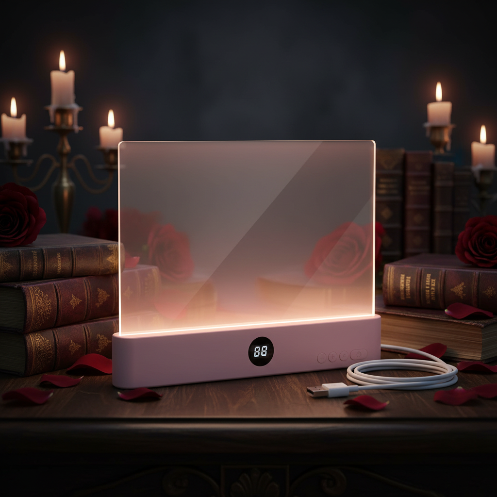 Pink LED Reading Light – Romantasy Background